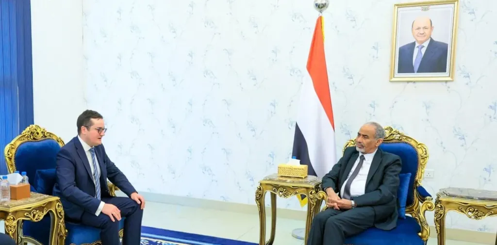 الصبيحي يبحث مع سفير روسيا الأمن في البحر الأحمر وخليج عدن وسبل تحقيق السلام في اليمن